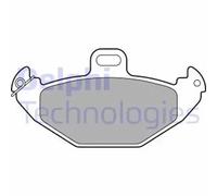 Brake pads Low-Metallic LP1252 DELPHI for RENAULT LAGUNA I LAGUNA I Estate
