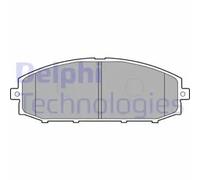Delphi Brake Pad Set LP1305 - Low-Metallic, Disc Brake - Fits Nissan Patrol GR Mk II Wagon