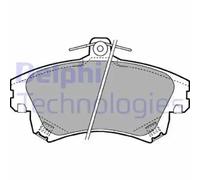 Brake pads Low-Metallic LP1398 DELPHI for VOLVO MITSUBISHI SMART