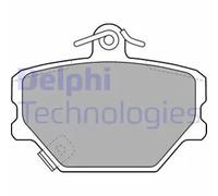 Disc Brake Brake Pad Set Delphi LP1465 Fits Smart Cabrio City-Coupe Crossblade