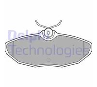Rear Disc Brake Brake Pad Set Delphi LP1505 Fits Jaguar S-Type XJ X-Type