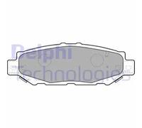 Brake pads Low-Metallic LP1508 DELPHI for TOYOTA LEXUS