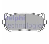 Delphi Brake Pads Set Rear Without Anti-Squeak Plate For Kia Carens Clarus Shuma