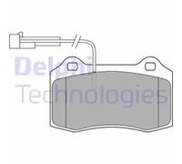 Brake pads Low-Metallic LP1543 DELPHI for ALFA ROMEO FIAT PEUGEOT