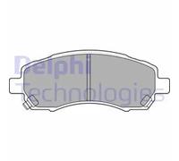 Brake pads Low-Metallic LP1545 DELPHI for SUBARU IMPREZA Saloon IMPREZA Estate