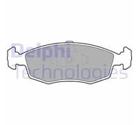 Brake pads Low-Metallic LP1549 DELPHI for FIAT PALIO PALIO Weekend STRADA Pickup