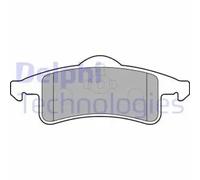 Rear Disc Brake Brake Pad Set Delphi LP1558 Fits Jeep Grand Cherokee