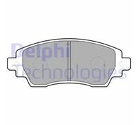 Brake pads Low-Metallic LP1560 DELPHI for TOYOTA COROLLA Estate COROLLA