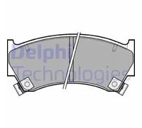 Front Disc Brake Brake Pad Set Delphi LP1590 Fits Nissan Almera Braking System