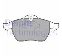 Brake pads Low-Metallic LP1600 DELPHI for OPEL SAAB