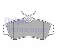 DELPHI LP1624 Brake Pad Set, disc brake for CITROËN,CITROËN (DF-PSA),PEUGEOT