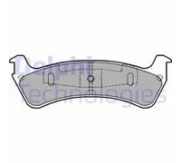 Brake pads Low-Metallic LP1635 DELPHI for FORD USA JEEP