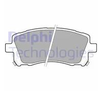 Brake pads Low-Metallic LP1663 DELPHI for SUBARU IMPREZA Saloon IMPREZA Estate