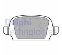 Delphi Rear Brake Pad Set Fits Vauxhall Corsa Combo Van Tigra LP1677