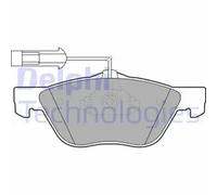 Brake pads Low-Metallic LP1686 DELPHI for ALFA ROMEO FIAT LANCIA