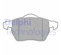 Brake pads Low-Metallic LP1687 DELPHI for VOLVO S70 V70 C70 I Coupe