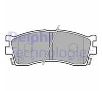Brake pads Low-Metallic LP1702 DELPHI for KIA CLARUS SHUMA I CLARUS Estate