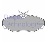 Brake pads Low-Metallic LP1767 DELPHI for RENAULT ESPACE Mk III AVANTIME