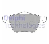 Brake pads Low-Metallic LP1787 DELPHI for VOLVO XC70 II XC90 I S60 I V70 Mk II