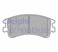 Front Disc Brake Brake Pad Set Delphi LP1799 Fits Mazda Rover 6 75