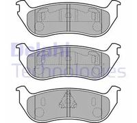Brake pads Low-Metallic LP1859 DELPHI for JEEP WRANGLER Mk II CHEROKEE