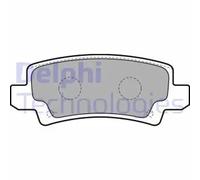 Brake pads Low-Metallic LP1864 DELPHI for TOYOTA COROLLA COROLLA Estate