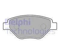 Brake pads Low-Metallic LP1866 DELPHI for RENAULT MEGANE II MEGANE II Saloon