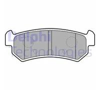 Brake pads Low-Metallic LP1910 DELPHI for CHEVROLET DAEWOO