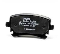Brake pads Low-Metallic LP1911 DELPHI for VW TRANSPORTER / CARAVELLE Mk V Bus
