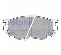 Brake pads Low-Metallic LP1916 DELPHI for MAZDA 6 Hatchback 6 Saloon