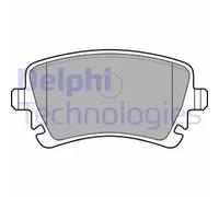 Brake pads Low-Metallic LP1920 DELPHI for BENTLEY AUDI VW