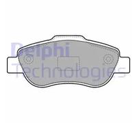 Brake pads Low-Metallic LP1929 DELPHI for FIAT PANDA Hatchback Van PANDA