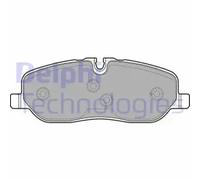 Brake pads Low-Metallic LP1935 DELPHI for LAND ROVER DISCOVERY IV DISCOVERY III