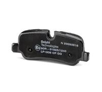 Brake pads Low-Metallic LP1936 DELPHI for LAND ROVER DISCOVERY IV DISCOVERY III
