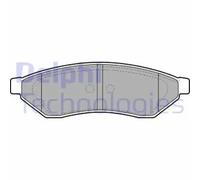 DELPHI LP1946 Brake pad set