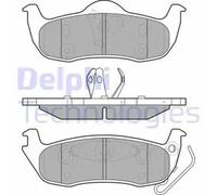 Brake pads Low-Metallic LP1975 DELPHI for JEEP GRAND CHEROKEE III COMMANDER