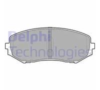 Brake pads Low-Metallic LP2001 DELPHI for SUZUKI GRAND VITARA I GRAND VITARA II