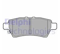 Rear Disc Brake Brake Pad Set Delphi LP2016 Fits Nissan Navara Pathfinder