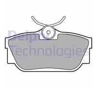 Brake pads Low-Metallic LP2019 DELPHI for VW TRANSPORTER / CARAVELLE Mk IV Bus