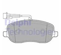 Brake pads Low-Metallic LP2024 DELPHI for FIAT CROMA