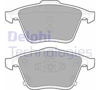 Brake pads Low-Metallic LP2025 DELPHI for MAZDA 6 Hatchback 6 Saloon