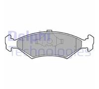 Disc Brake Brake Pad Set Delphi LP204 Fits Ford Escort Fiesta Courier Orion