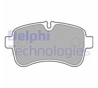 Brake pads Low-Metallic LP2040 DELPHI for IVECO DAILY III Platform/Chassis