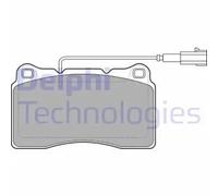 Brake pads Low-Metallic LP2045 DELPHI for ALFA ROMEO MITSUBISHI