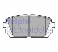Brake pads Low-Metallic LP2051 DELPHI for KIA CARENS III MPV CARENS I MPV