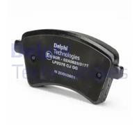 Brake pads Low-Metallic LP2078 DELPHI for RENAULT MERCEDES-BENZ