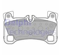 Brake pads Low-Metallic LP2118 DELPHI for AUDI VW PORSCHE