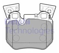 Fits DELPHI LOCKHEED HAMULCE LP2121 BRAKE PAD AXLE SET BMW