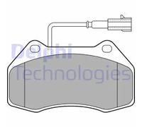 Brake pads Low-Metallic LP2136 DELPHI for ALFA ROMEO ABARTH
