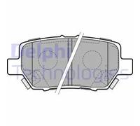 Brake pads Low-Metallic LP2160 DELPHI for HONDA LEGEND IV